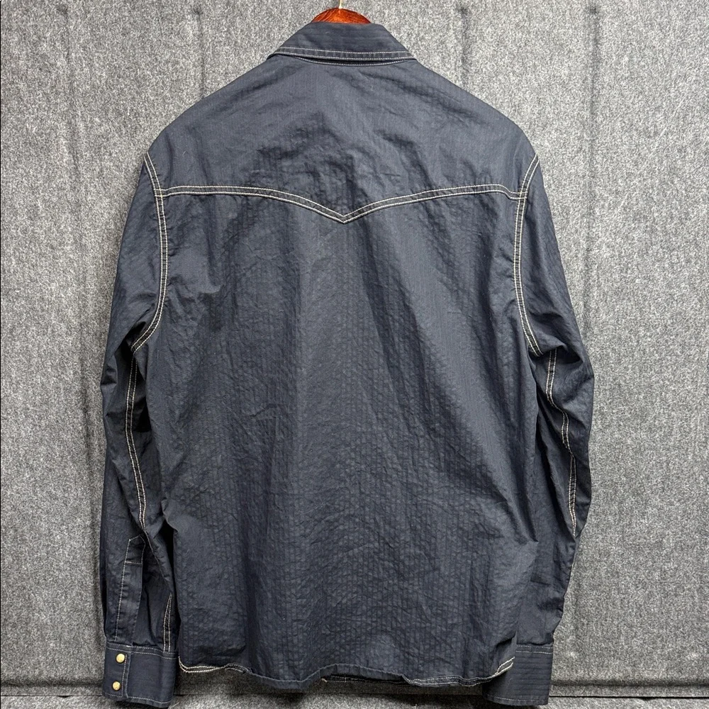 Wrangler Dark black Casual Button Down Shirt - Picture 3 of 5